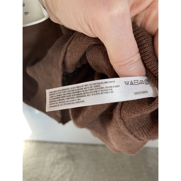 Free People Free-est Hollis Sweater Midi Dress Size Medium Carafe Cotton Linen - Picture 7 of 13